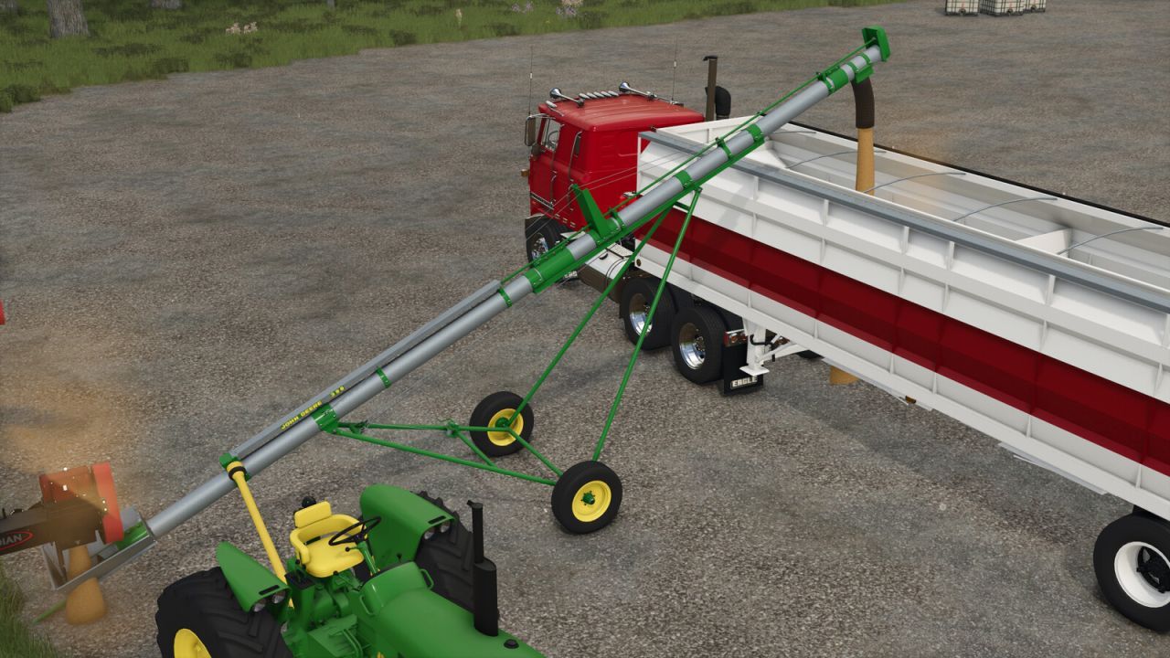 Легендарний Vintage Auger Pack — Класичні Шнекові Перевантажувачі TD8-54 та John Deere 398 для FS25