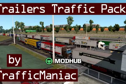 Trailers Traffic Pack by TrafficManiac v12.10.1 for ETS2
