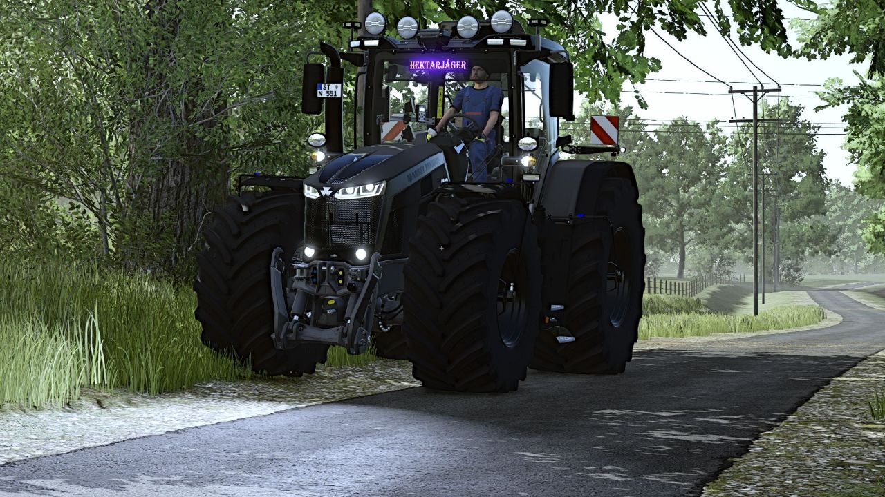 Трактор Massey Ferguson 8S для Farming Simulator 25