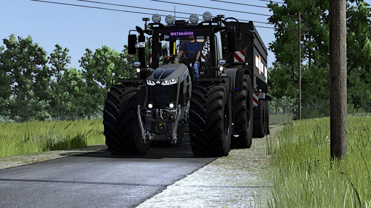 Трактор Massey Ferguson 8S для Farming Simulator 25