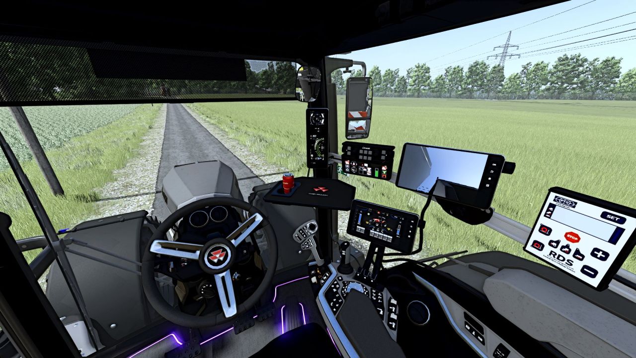 Трактор Massey Ferguson 8S для Farming Simulator 25