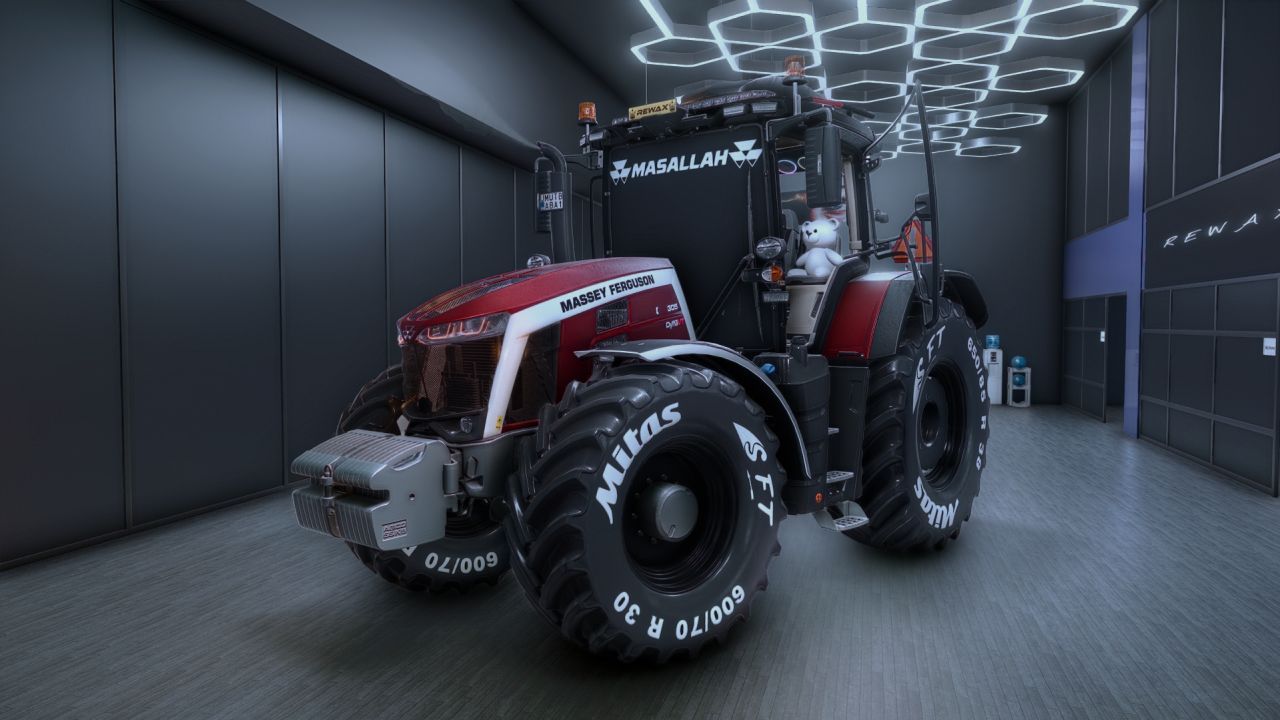 Трактор Massey Ferguson 8S для Farming Simulator 25