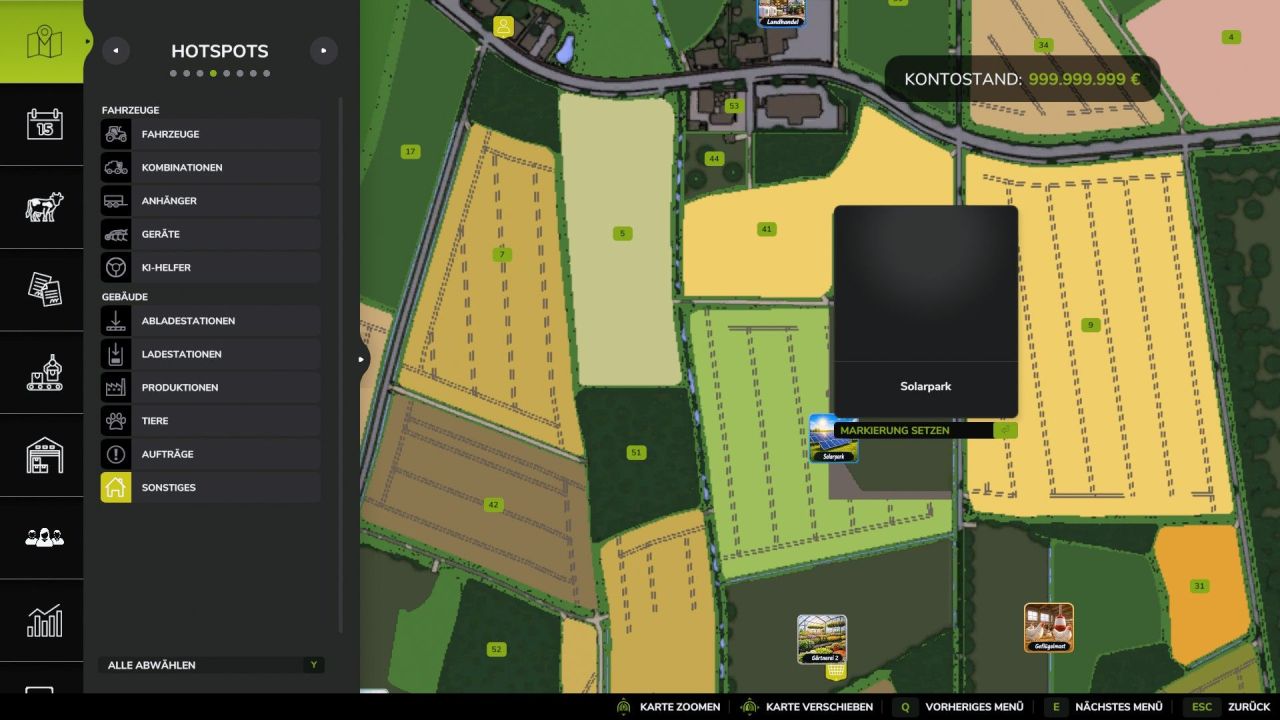 Скрипт Custom Map Hotspots для Farming Simulator 25