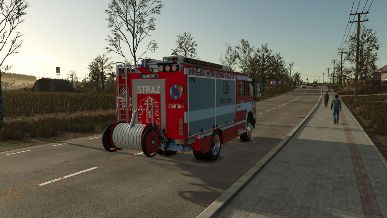Автомобіль Mercedes Benz Metz FGL LF16 (FW Polen) для Farming Simulator 25