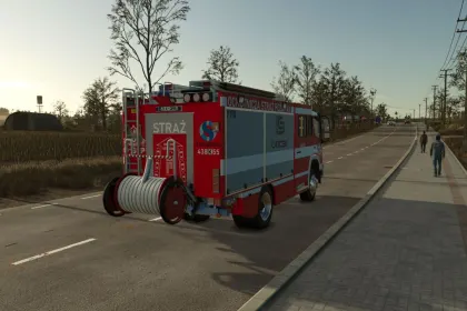 Автомобіль Mercedes Benz Metz FGL LF16 (FW Polen) для Farming Simulator 25 — 2