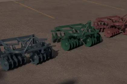 Ефективна Дискова Борона BTz-2 U-201/0 "Wars" для Швидкого Обробітку Ґрунту в FS25 — 2