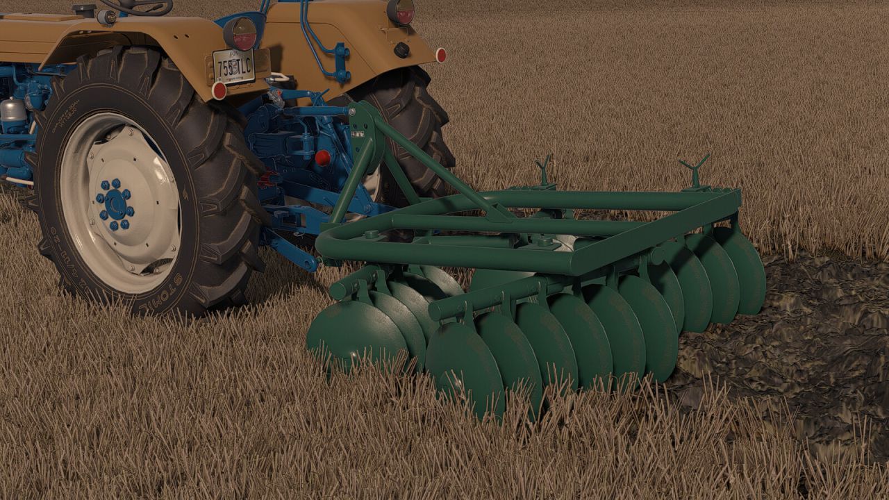 Ефективна Дискова Борона BTz-2 U-201/0 "Wars" для Швидкого Обробітку Ґрунту в FS25