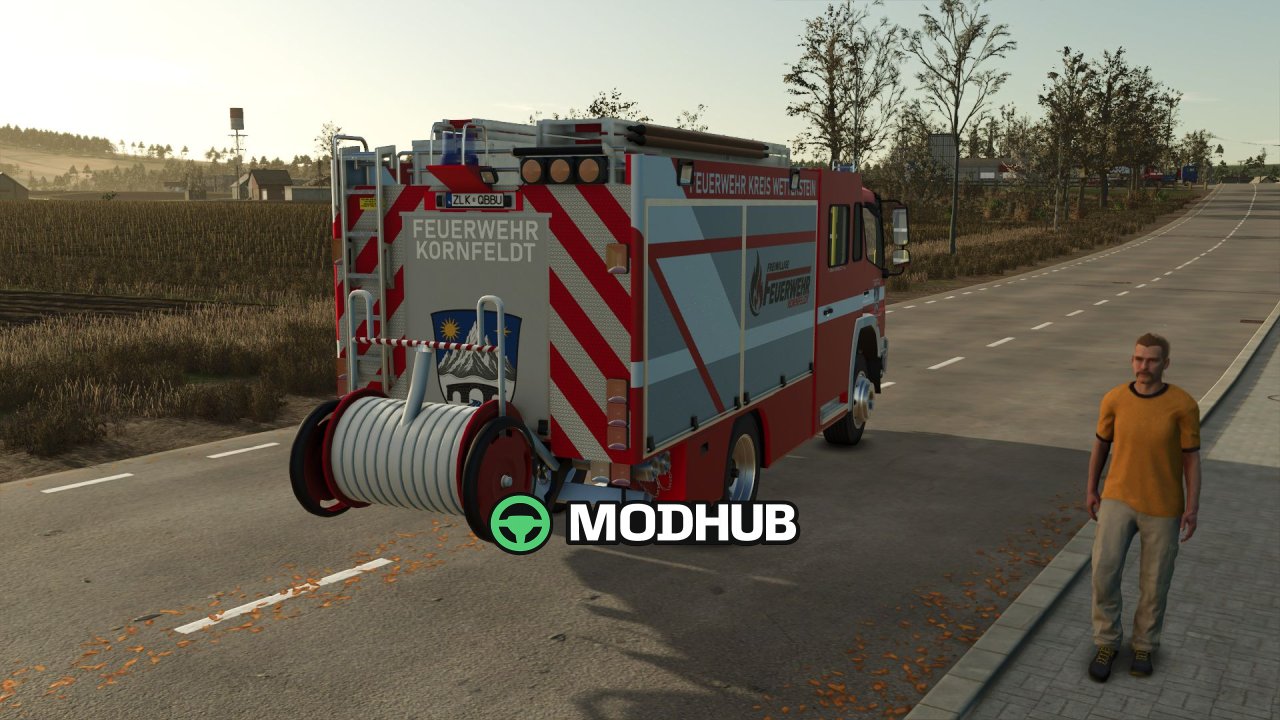 Mercedes Benz Metz FGL LF16 (FW Kornfeldt) Skin für FS25