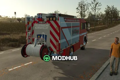 Mercedes Benz Metz FGL LF16 (FW Kornfeldt) Skin für FS25 — 2