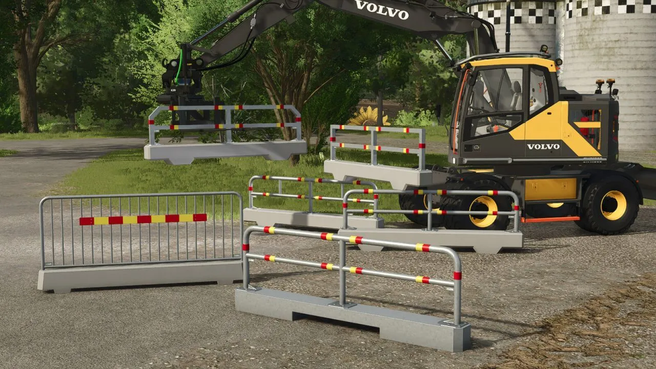 Ефективний Набір Бар’єрів Lizard Safe Barrier для Безпечних Будмайданчиків у FS25