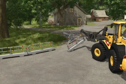 Ефективний Набір Бар’єрів Lizard Safe Barrier для Безпечних Будмайданчиків у FS25 — 2