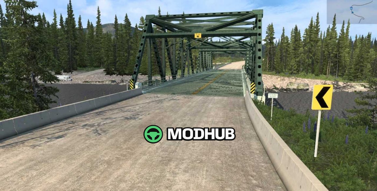 З'єднання доріг Promods Canada та Alaska – North To The Future v0.6.6.0 для ATS