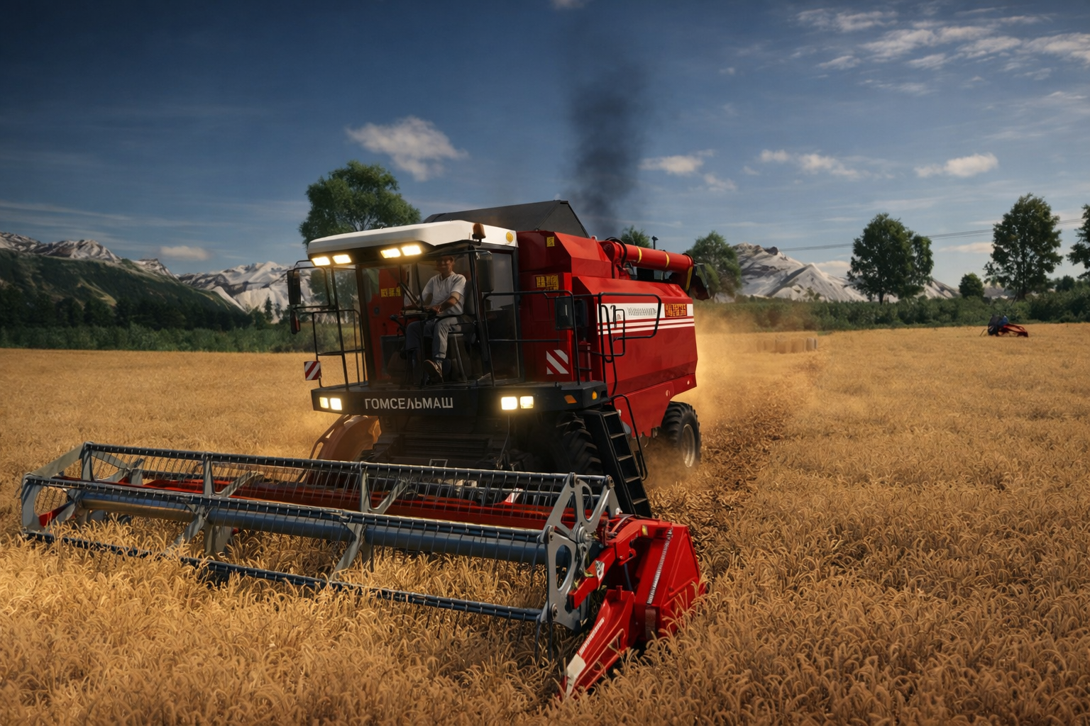 Mod na kombajn Palesse GS12 2008 do Farming Simulator 25