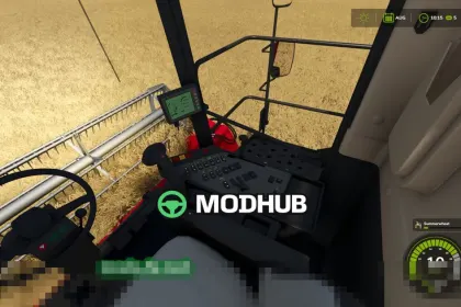 Мод на комбайн Palesse GS12 2008 для Фермер Симулятор 25 — 2