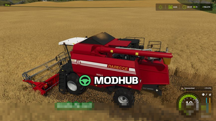 Mod für den Mähdrescher Palesse GS12 2008 für Farming Simulator 25 - Screenshots