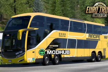 Bus Comil Invictus DD Volvo v1.0 für ETS2