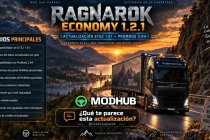 Economy Mod RAGNAROK Economy v1.2.1 + ProMods 2.84 for ETS2