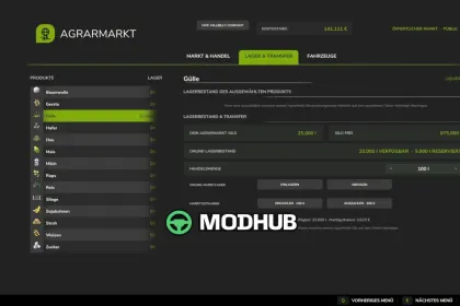 Скрипт AgrarMarkt v0.25.23 для FS25 — 3