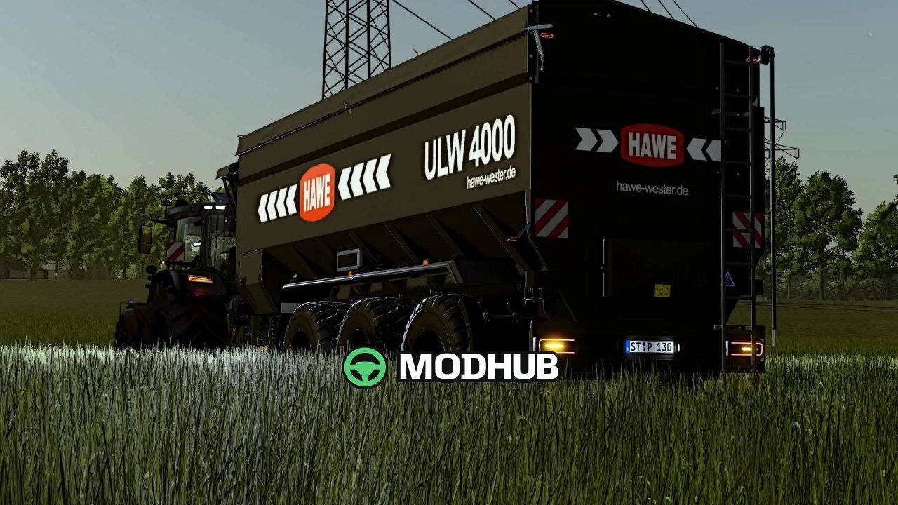 Przyczepa Hawe ULW 4000 By Dirtdevil99 v1.0 do FS25