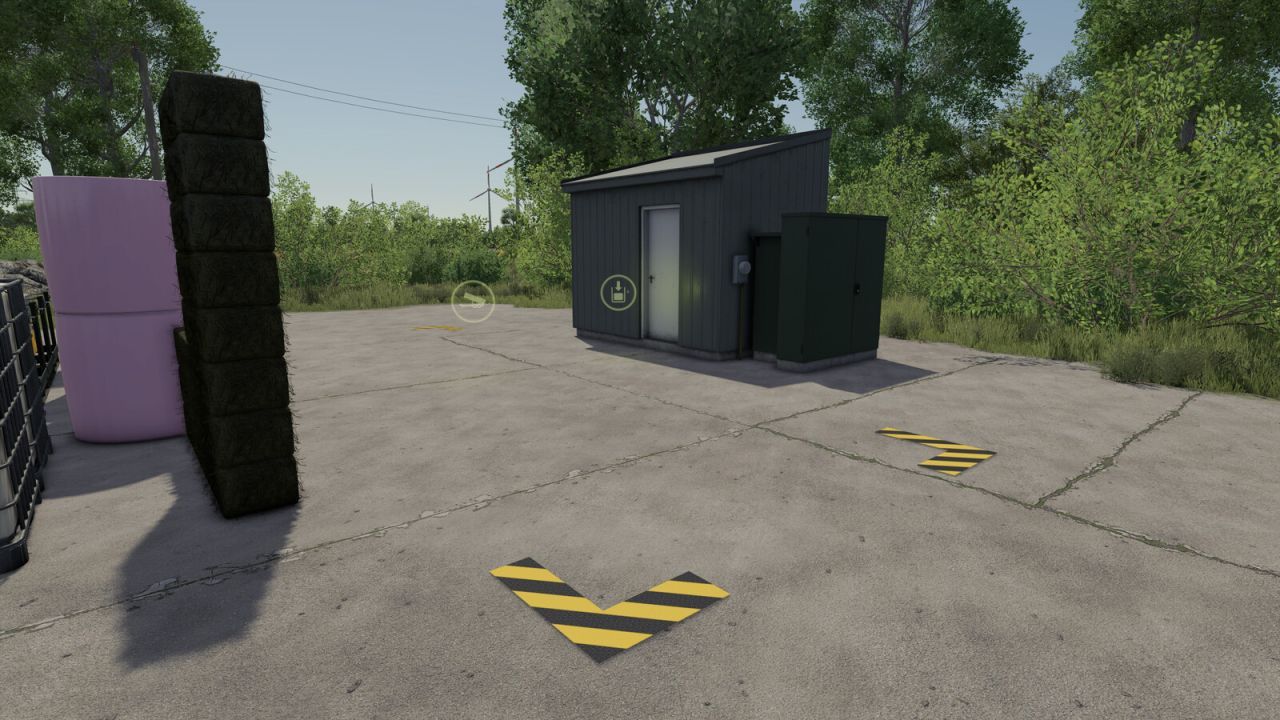 Компактний Склад Small Farm Warehouse для Зберігання Врожаю у FS25 - Скріншоти