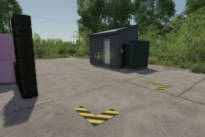 Kompakte Lagerhalle Small Farm Warehouse zur Lagerung von Ernte in FS25 — 3