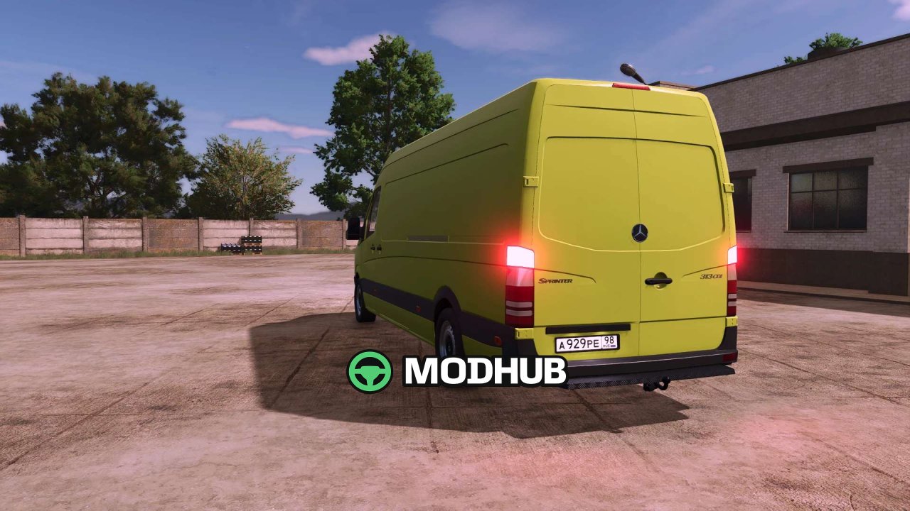 Мікроавтобус Mercedes-Benz Sprinter (RU версія) для FS25