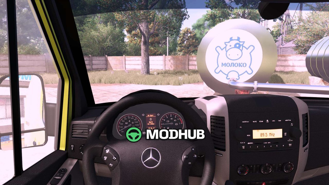 Мікроавтобус Mercedes-Benz Sprinter (RU версія) для FS25