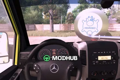 Мікроавтобус Mercedes-Benz Sprinter (RU версія) для FS25 — 3