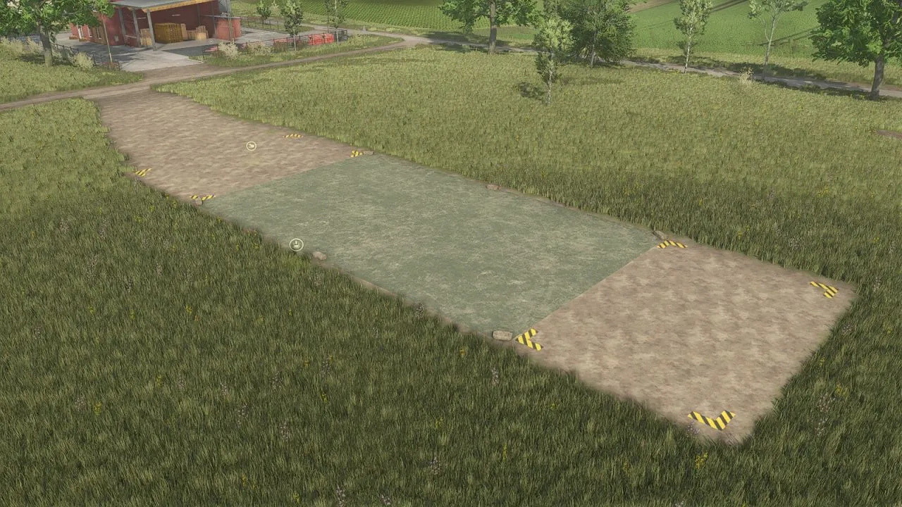 Practical Straw Tarpaulin — Reliable Cover for Straw in Farming Simulator 25