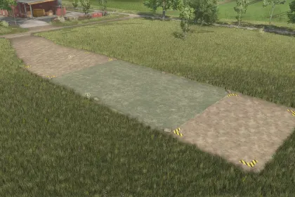 Practical Straw Tarpaulin — Reliable Cover for Straw in Farming Simulator 25 — 1