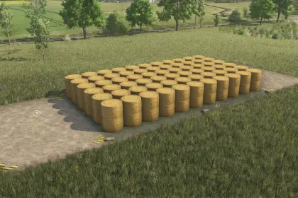 Practical Straw Tarpaulin — Reliable Cover for Straw in Farming Simulator 25 — 2