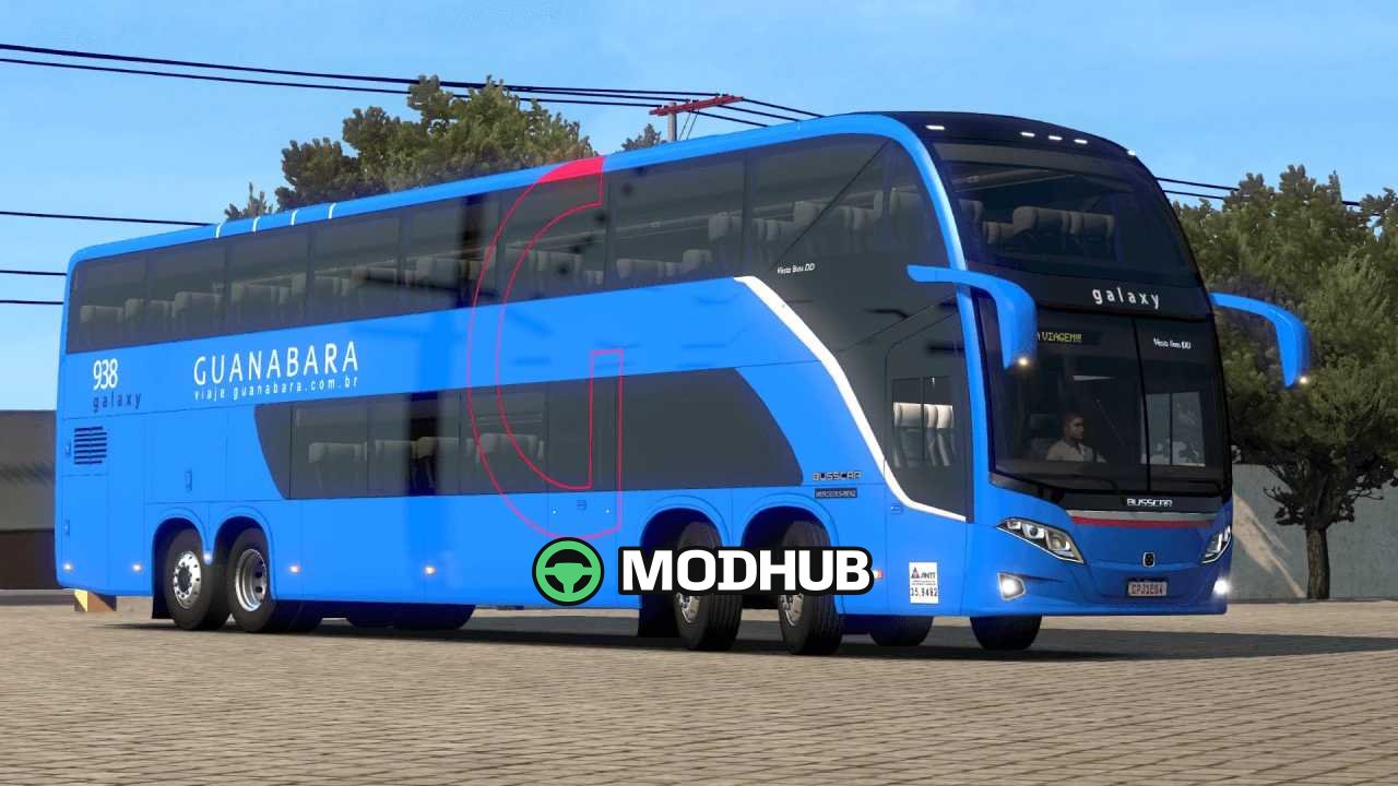 Bus VISSTA BUSS DD 15M 1.61 für ETS2