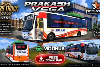 Bus Prakash Vega Sleeper V5.0 für ETS2