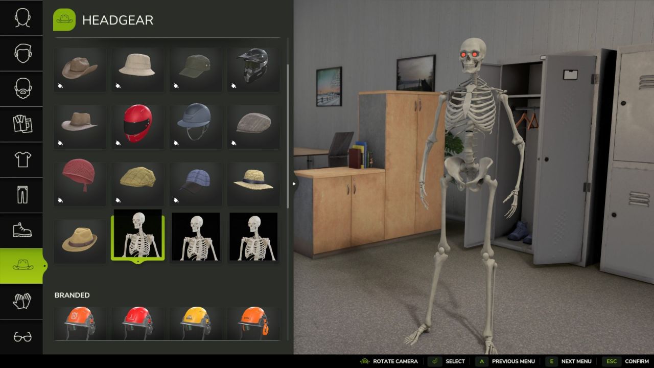 Skelly Bones Skeleton Player for Farming Simulator 25