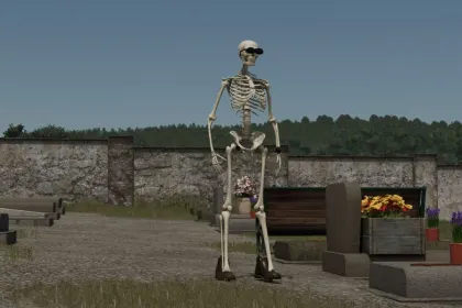 Skelly Bones Skeleton Player for Farming Simulator 25 — 3
