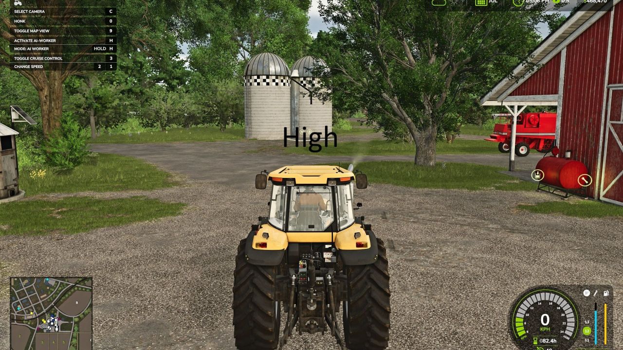 Скрипт Advanced Chase Cam для Farming Simulator 25