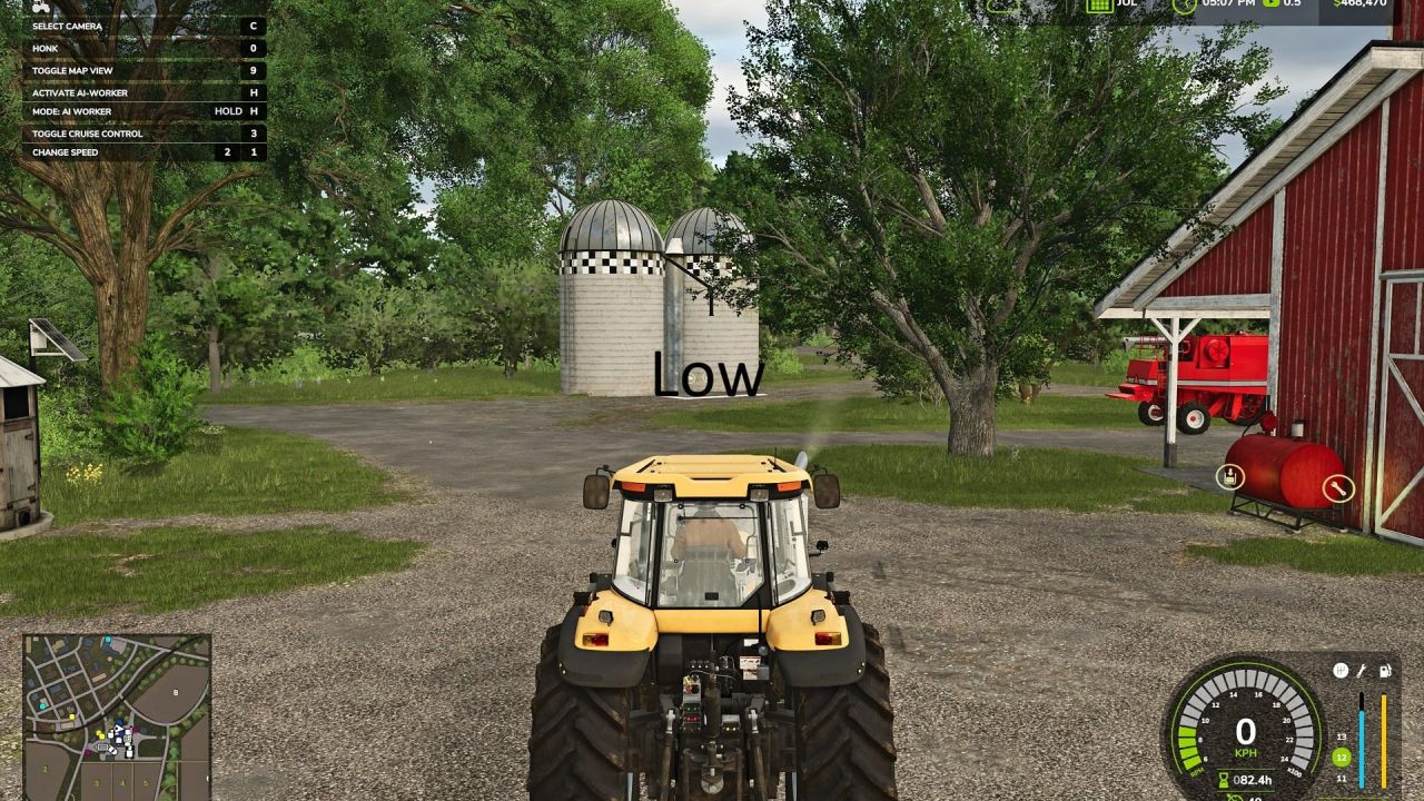 Скрипт Advanced Chase Cam для Farming Simulator 25