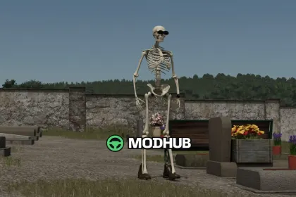 Skin Skeleton Player V1.0 for FS25 — 3