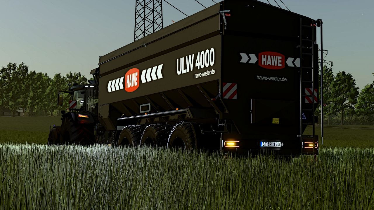 Розкидач гною Hawe ULW 4000 для Farming Simulator 25