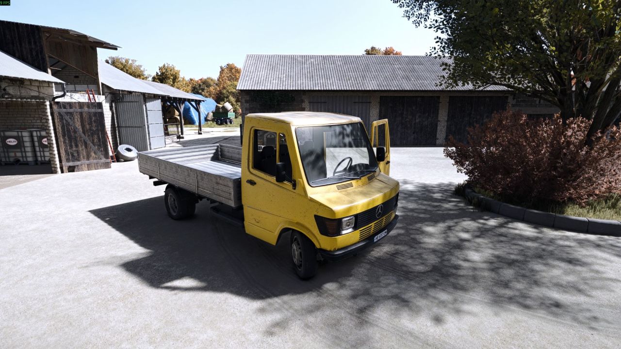 Мікроавтобус Mercedes-Benz 310 D для Farming Simulator 25