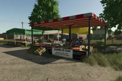 Placeable Market 2 for Farming Simulator 25
