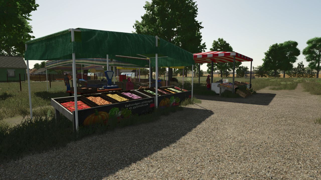 Placeable Market 2 for Farming Simulator 25