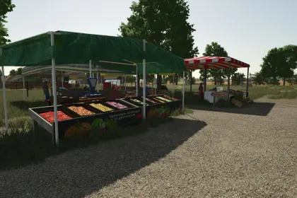 Placeable Market 2 for Farming Simulator 25 — 2