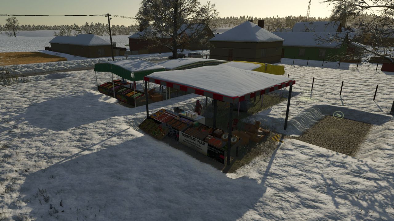 Placeable Market 2 for Farming Simulator 25