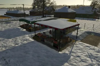 Placeable Market 2 for Farming Simulator 25 — 4