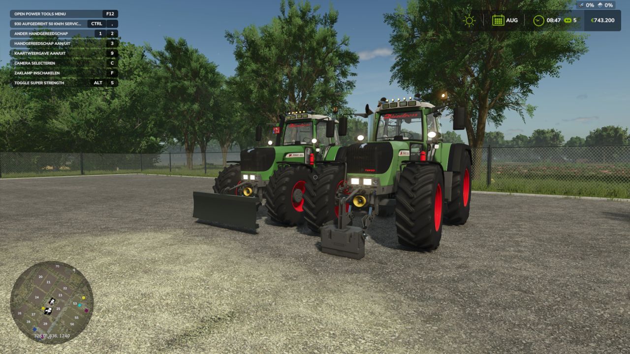 Трактор Fendt 900 TMS Edit для Farming Simulator 25
