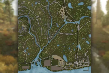 Карта Silverrun Forest для Farming Simulator 25 — 2