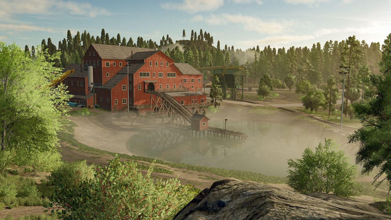 Карта Silverrun Forest для Farming Simulator 25