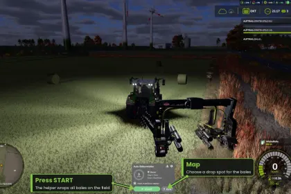Автоматичний обмотувач тюків Auto Bale Wrapper для Farming Simulator 25 — 2
