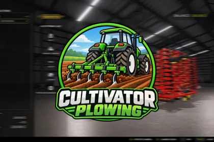 Plowing with a Cultivator for Farming Simulator 25